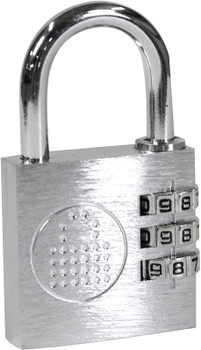 Lockncharge LNC10168 Resettable Keyless Padlock for Mini Carryon LNC10168