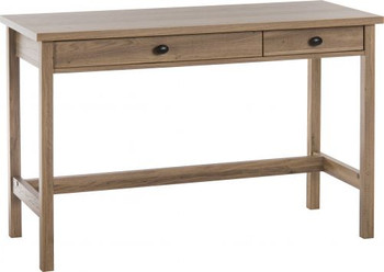 Study Home Office Console Style Desk Salt Oak - 5418213 - 5418213