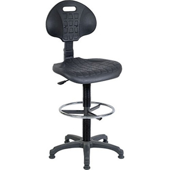 Draughter Labour Pro Deluxe Polyurethane Drafter Chair Black 9999/1164 9999/1164