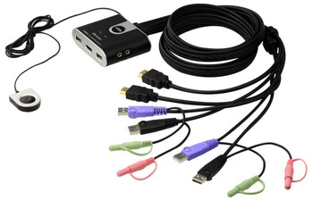 Aten CS692-AT 2 Port USB HDMI KVM Audio CS692-AT