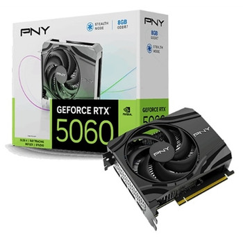 Pny Nvidia Geforce Rtx 5060 8Gb Gddr7 Graphics Card 3840 Cuda Cores 2280 Mhz Cor VCG50608SFXPB1