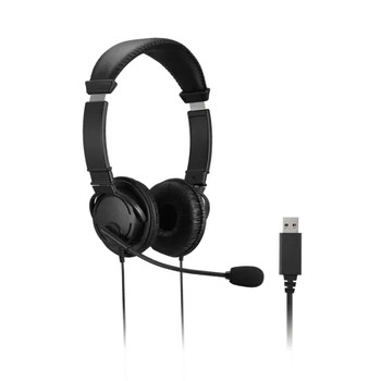 Classic USB-A Headset with Mic and Volume Control K33065WW K33065WW