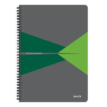 Leitz Office Notebook A4 squared wirebound with cardboard cover 46471055 46471055