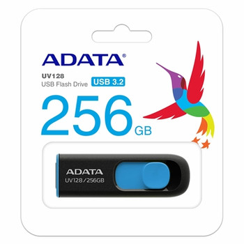 Adata Dashdrive Uv128 256Gb Usb 3.0 Flash Drive AUV128-256G-RBE
