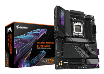 Gigabyte X870E AORUS ELITE WIFI7 Motherboard - Supports Amd X870E AORUS ELITE WIFI7