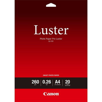 Canon LU-101 Luster Photo Paper Pro A4 - 20 Sheets 6211B006