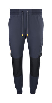 Jcb Workwrear Unisex 4-Way Stretch Jogger Navy Blue Size L JCB033NL