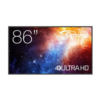 Optoma N3861K Digital signage flat panel 2.18 m 86 LED Wi-Fi 450 cd/m? 4K Ultra H1F2C0HBW101
