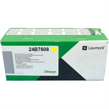 Lexmark 24B7608 Toner Cartridge 1 Pcs Original Yellow 24B7608
