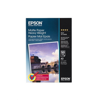 Epson Matte Paper Heavy Weight DIN A3 167g/m? 50 Sheets C13S041261