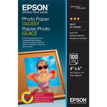Epson Photo Paper Glossy - 10x15cm - 100 sheets C13S042548