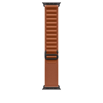 Apple 49mm Terra Cotta Alpine Loop - Medium - Black Titanium Finish Band Brown T MG9E4ZM/A