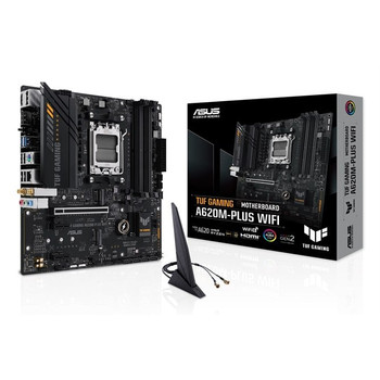 ASUS TUF GAMING A620M-PLUS WIFI AMD A620 Socket AM5 Micro ATX 90MB1F00-M0EAY0