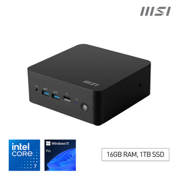MSI Cubi NUC 1M Intel Core 7 150U Desktop PC NUC SFF Mini Computer HTPC 16GB RAM Cubi NUC 1M i7 150U FS 16GB 1TB W11P
