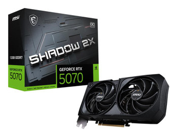 MSI RTX 5070 12G SHADOW 2X OC BULK Geforce Rtx 5070 12G Shadow RTX 5070 12G SHADOW 2X OC BULK