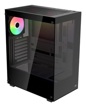 AeroCool ACCM-ES08033.11 Pivot Midi Tower Black ACCM-ES08033.11