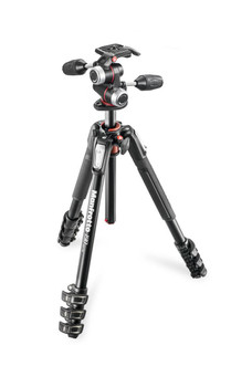 Manfrotto MK190XPRO4-3W 190 Kit Alu 4-Section Tripod MK190XPRO4-3W