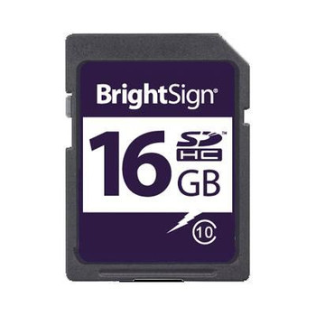 BrightSign SDHC-16C10-1 16Gb Sdhc Class 10 Mlc SDHC-16C10-1