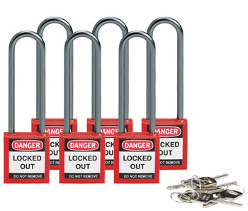 Brady 814146 Safety Padlocks - Compact 814146