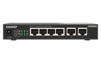 QNAP QSW-2104-2T-R2 2 ports 10GbE RJ45. 5 ports QSW-2104-2T-R2