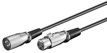 MicroConnect XLRMF05 XLR connection cable 0.5 meter XLRMF05