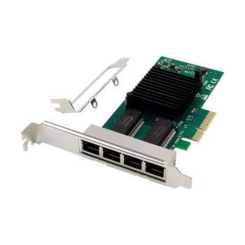 MicroConnect MC-PCIEX4-I350-T4-1GBE Network Card PCIe x4 I350-T4 MC-PCIEX4-I350-T4-1GBE