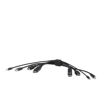 Belkin F1DN2CC-HHPP1T Kvm Cable Black 0.3 M F1DN2CC-HHPP1T
