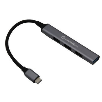 GroupGear 25-0065 interface hub USB Type-C 480 Mbit/s Grey 25-0065