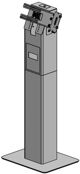 Ergonomic Solutions EET194-02 Self Service Kiosk for 27" EET194-02