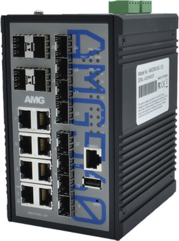 AMG AMG560-8G-12S Industrial Managed Switch. 8 AMG560-8G-12S