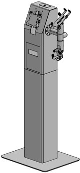 Ergonomic Solutions JBE135-02 SpacePole Mini Kiosk JBE135-02