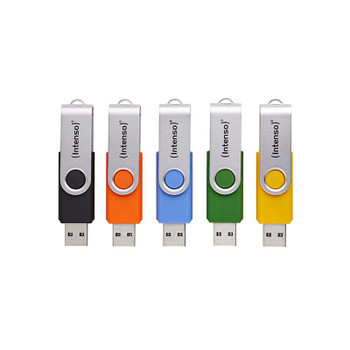 Intenso 3543575 5 X Usb Flash Drive Office 3543575