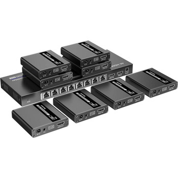 Techly IDATA EX-HL81TYP 8-way HDMI splitter with IDATA EX-HL81TYP