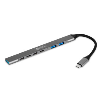 BakkerElkhuizen BNECHUB3A4C Usb-C Hub 7-In-1 3A+4C. 7 BNECHUB3A4C