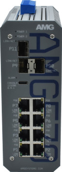 AMG AMG570-4GBT-4G-3S-P360 Industrial Managed Switch. 8x AMG570-4GBT-4G-3S-P360