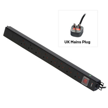 Lindy 29981 Vertical 8 Way  Plug PDU 29981