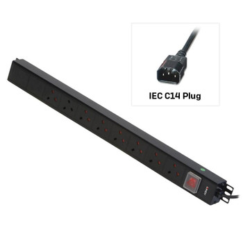 Lindy 29985 Vertical 8 Way  Plug PDU 29985