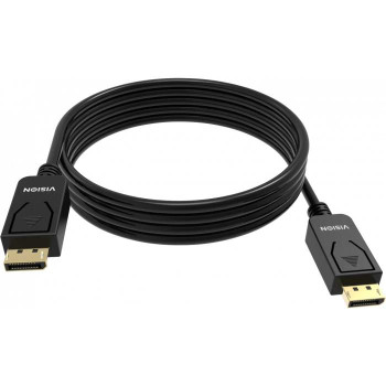 Vision TC 2MDP8K/BL Displayport Cable 2 M Black TC 2MDP8K/BL