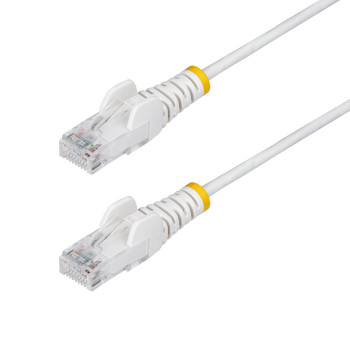 StarTech.com N6PAT300CMWHS 3M White Slim Cat6 Ethernet N6PAT300CMWHS