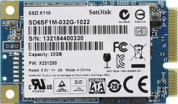 Sandisk SD6SF1M-032G-1022-RFB 32GB mSATA MO-300A 6Gb/s SSD SD6SF1M-032G-1022-RFB