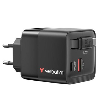 Verbatim 32217 GaN Charger 65W 2 Port retr 32217