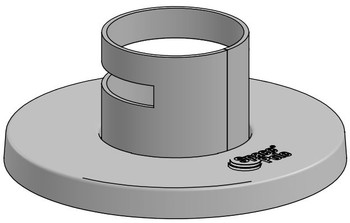 Ergonomic Solutions EET223-02 SP2-40mm pole mount -BLACK- EET223-02