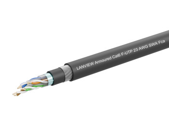 Lanview LVN122010 CAT6 F/UTP SWA armoured Solid LVN122010