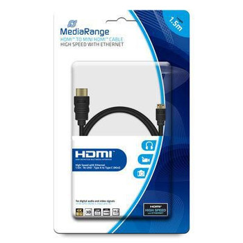 MediaRange MRCS165 Hdmi Cable 1.5 M Hdmi Type A MRCS165