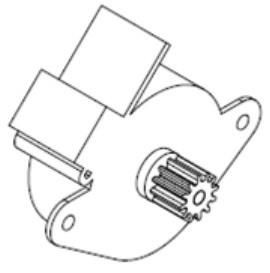 Zebra P1014134-RFB Kit. Drive Motors TTP2000 P1014134-RFB
