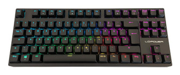 LC-POWER LC-KEY-MECH-2-RGB-C-W Mechanical Tkl Gaming Keyboard LC-KEY-MECH-2-RGB-C-W