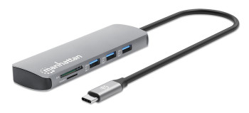 Manhattan 190459 Usb-C Dock/Hub With Card 190459