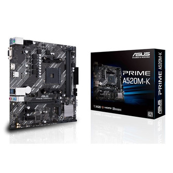 ASUS PRIME A520M-K AMD A520 Socket AM4 Micro ATX 90MB1500-M0EAY0