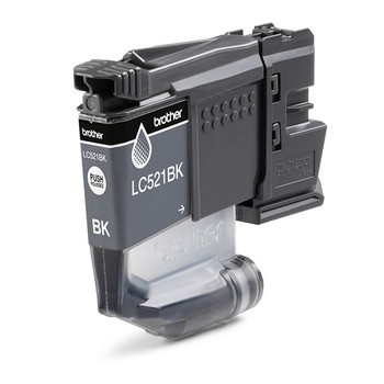 Brother LC521BK Genuine Ink Cartridge - Black LC521BK