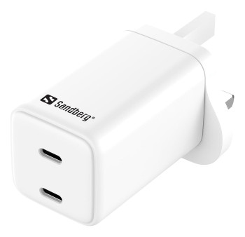 Sandberg 441-62 AC Charger Dual USB-C PD65W  441-62